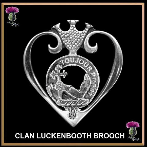 MacDonald Dunnyveg Clan Crest Luckenbooth Brooch or Pendant