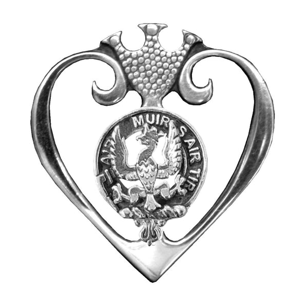 MacDonnell Keppock Clan Crest Luckenbooth Brooch or Pendant