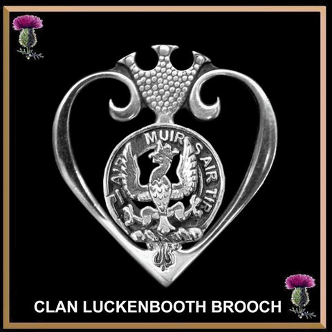 MacDonnell Keppock Clan Crest Luckenbooth Brooch or Pendant