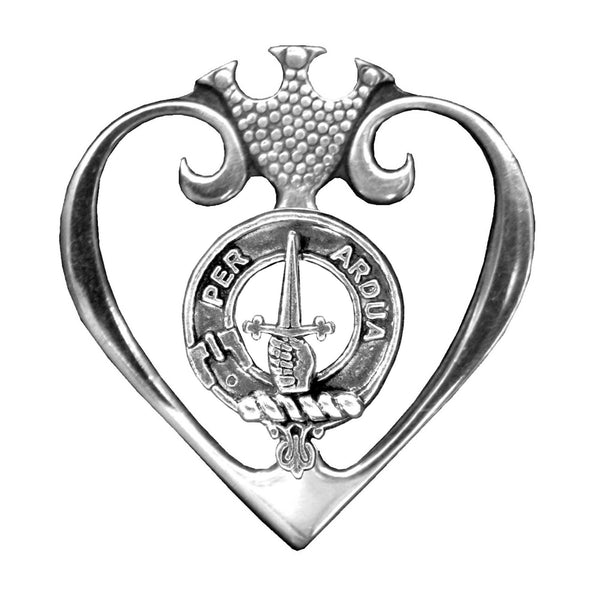 MacIntyre Clan Crest Luckenbooth Brooch or Pendant