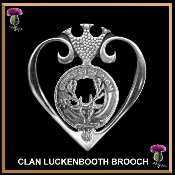 MacKenzie Seaforth Clan Crest Luckenbooth Brooch or Pendant
