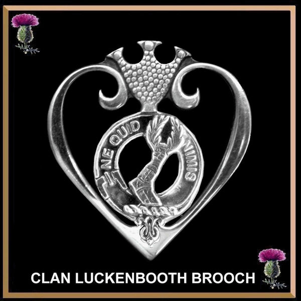 MacKinlay Clan Crest Luckenbooth Brooch or Pendant