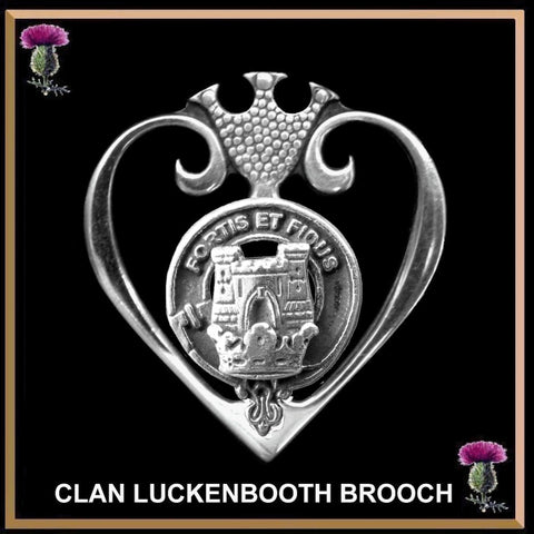 MacLachlan Clan Crest Luckenbooth Brooch or Pendant