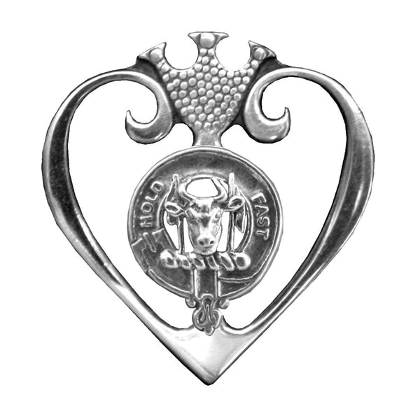 MacLeod Clan Crest Luckenbooth Brooch or Pendant