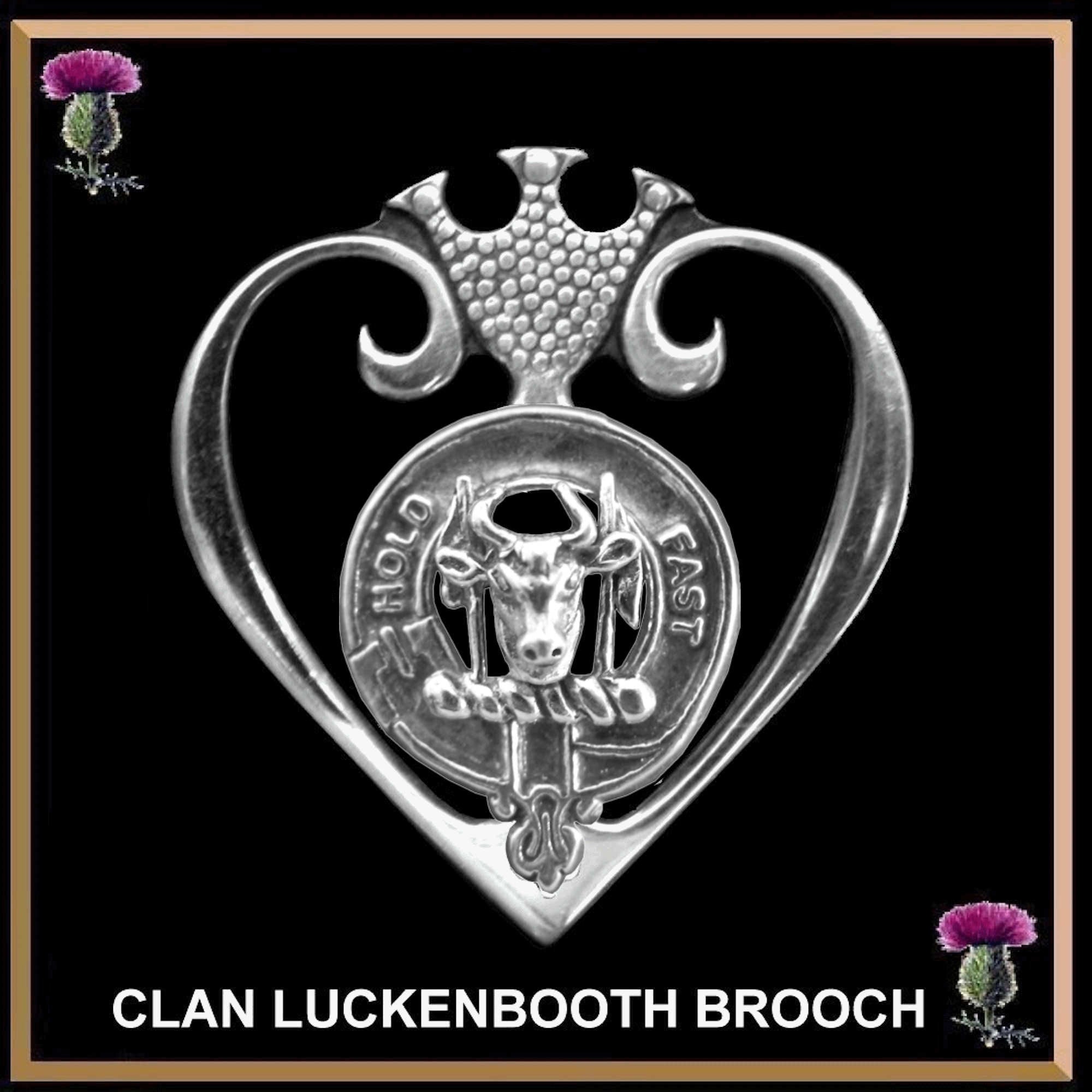 MacLeod Clan Crest Luckenbooth Brooch or Pendant