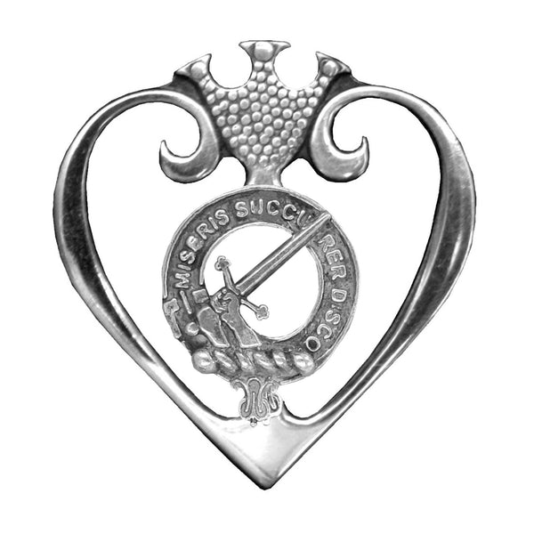 MacMillan Clan Crest Luckenbooth Brooch or Pendant