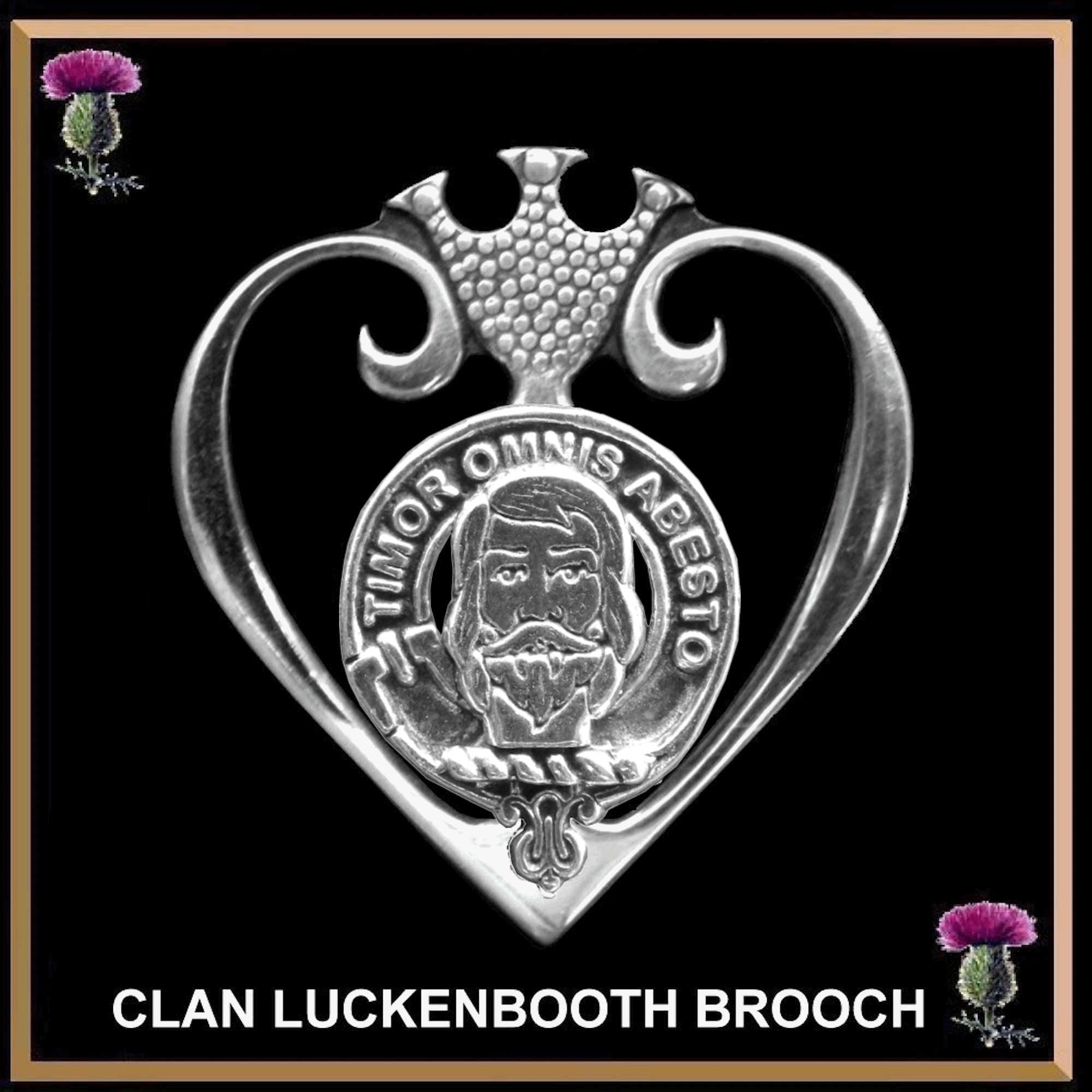 MacNab Clan Crest Luckenbooth Brooch or Pendant