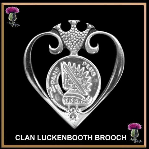 Marr Clan Crest Luckenbooth Brooch or Pendant