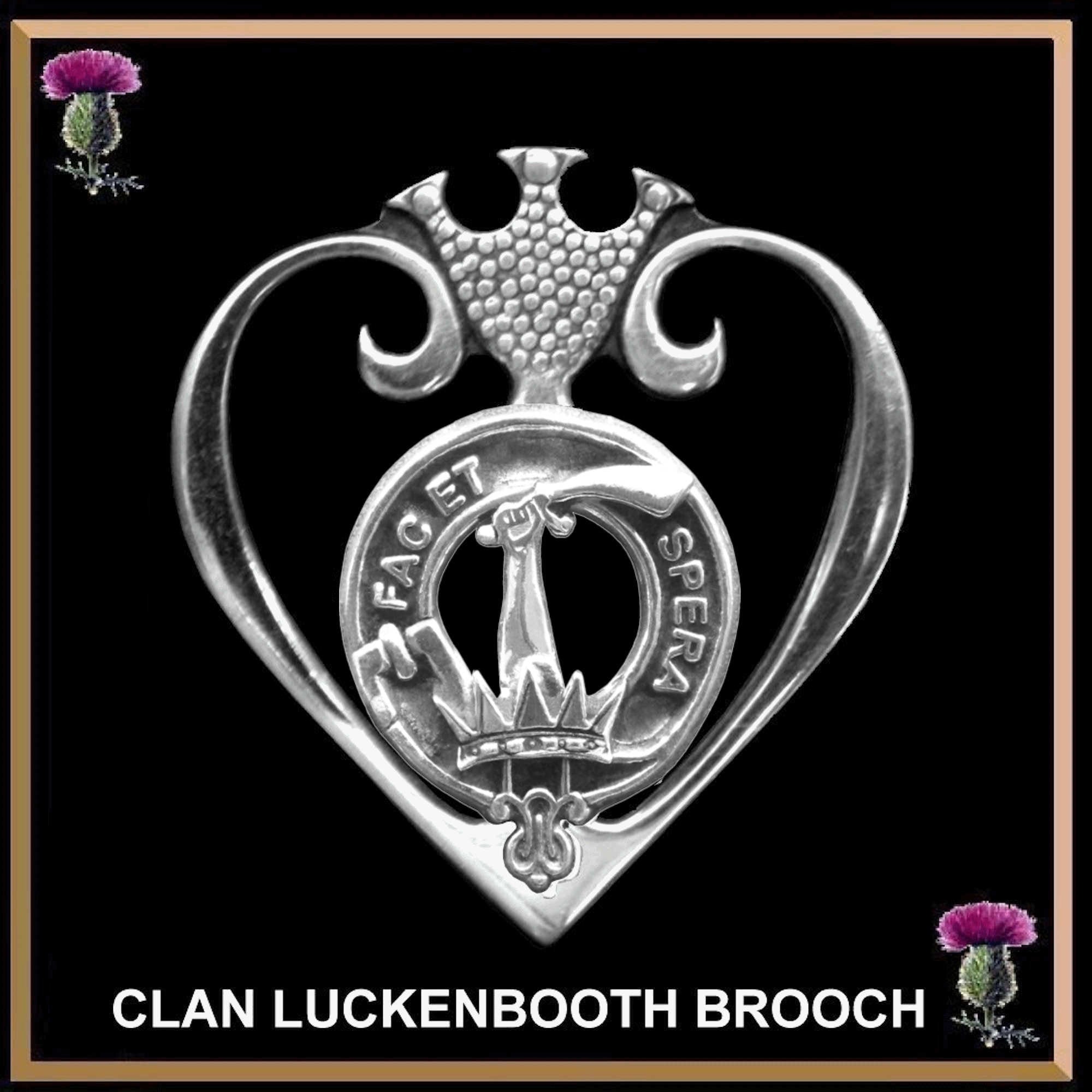 Matheson Clan Crest Luckenbooth Brooch or Pendant