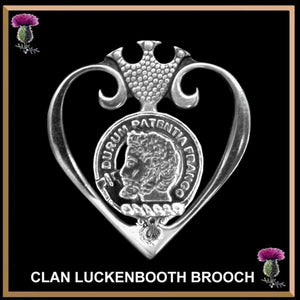 Muir Clan Crest Luckenbooth Brooch or Pendant
