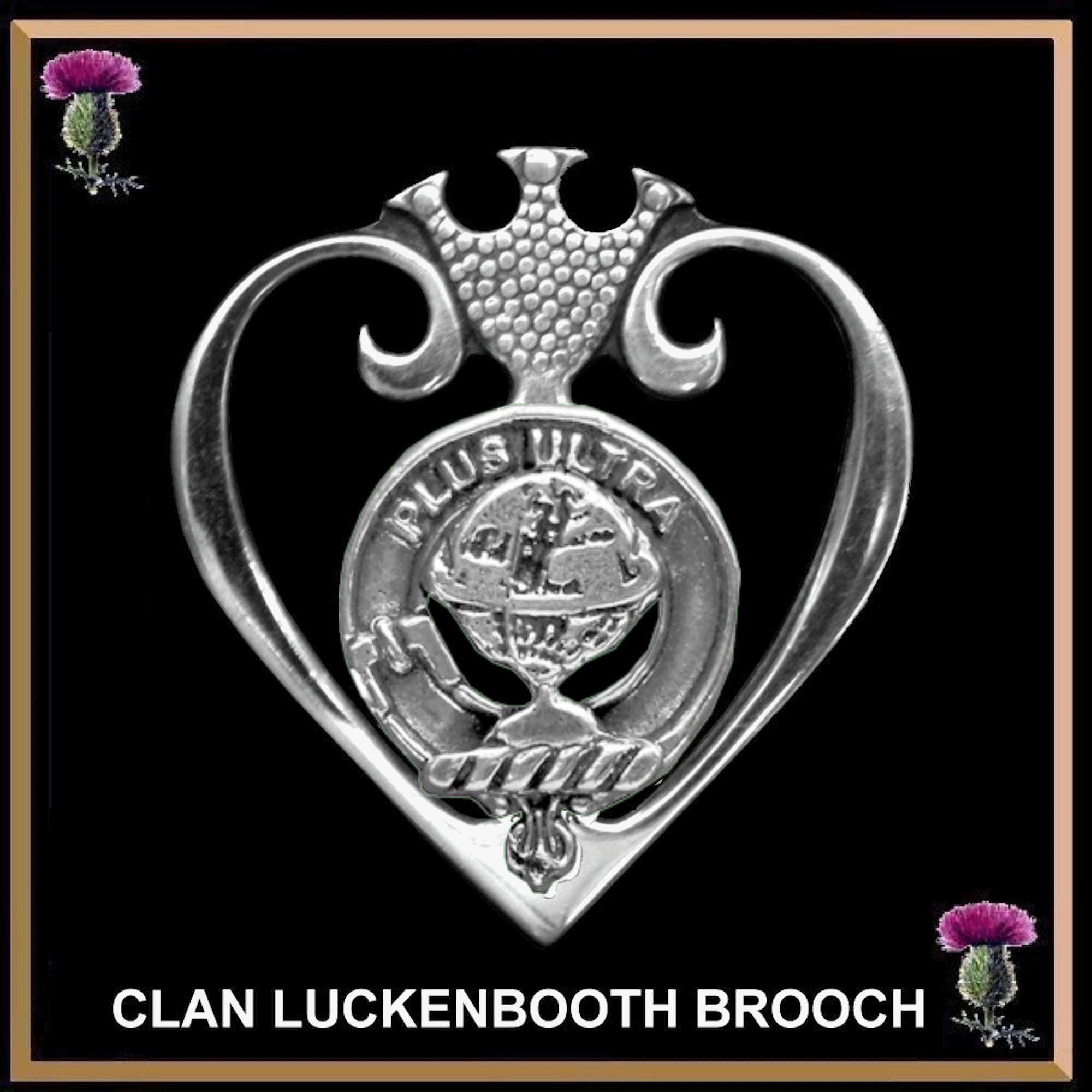 Nairn Clan Crest Luckenbooth Brooch or Pendant