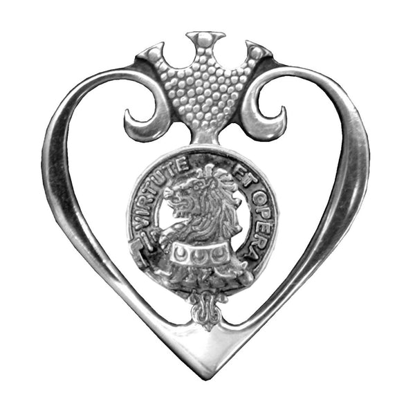 Pentland Clan Crest Luckenbooth Brooch or Pendant