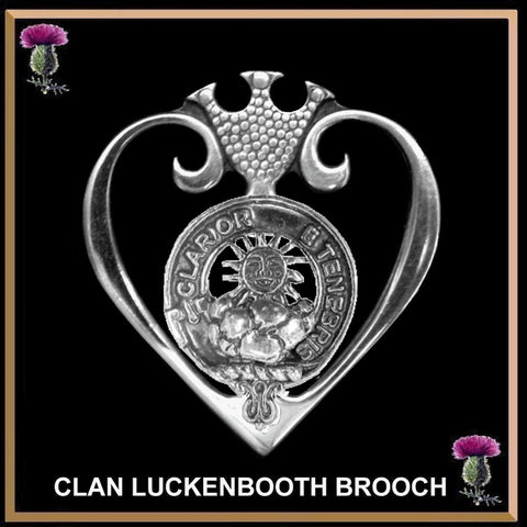 Purvis Clan Crest Luckenbooth Brooch or Pendant