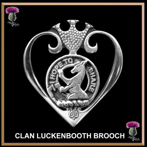 Riddell Clan Crest Luckenbooth Brooch or Pendant