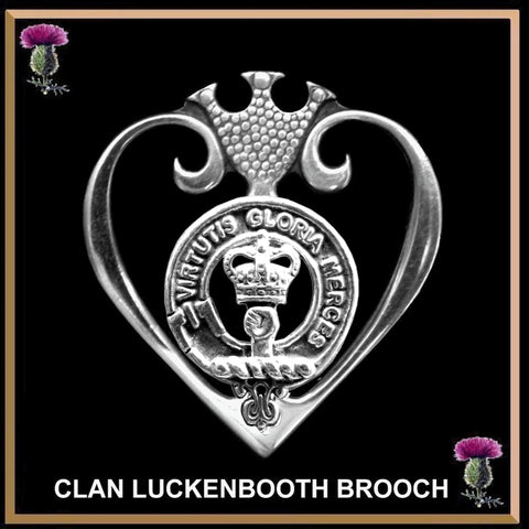 Robertson Clan Crest Luckenbooth Brooch or Pendant