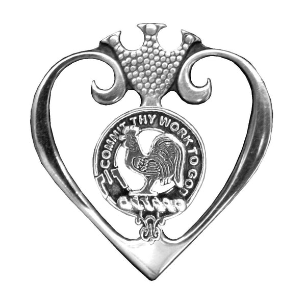 Sinclair Clan Crest Luckenbooth Brooch or Pendant