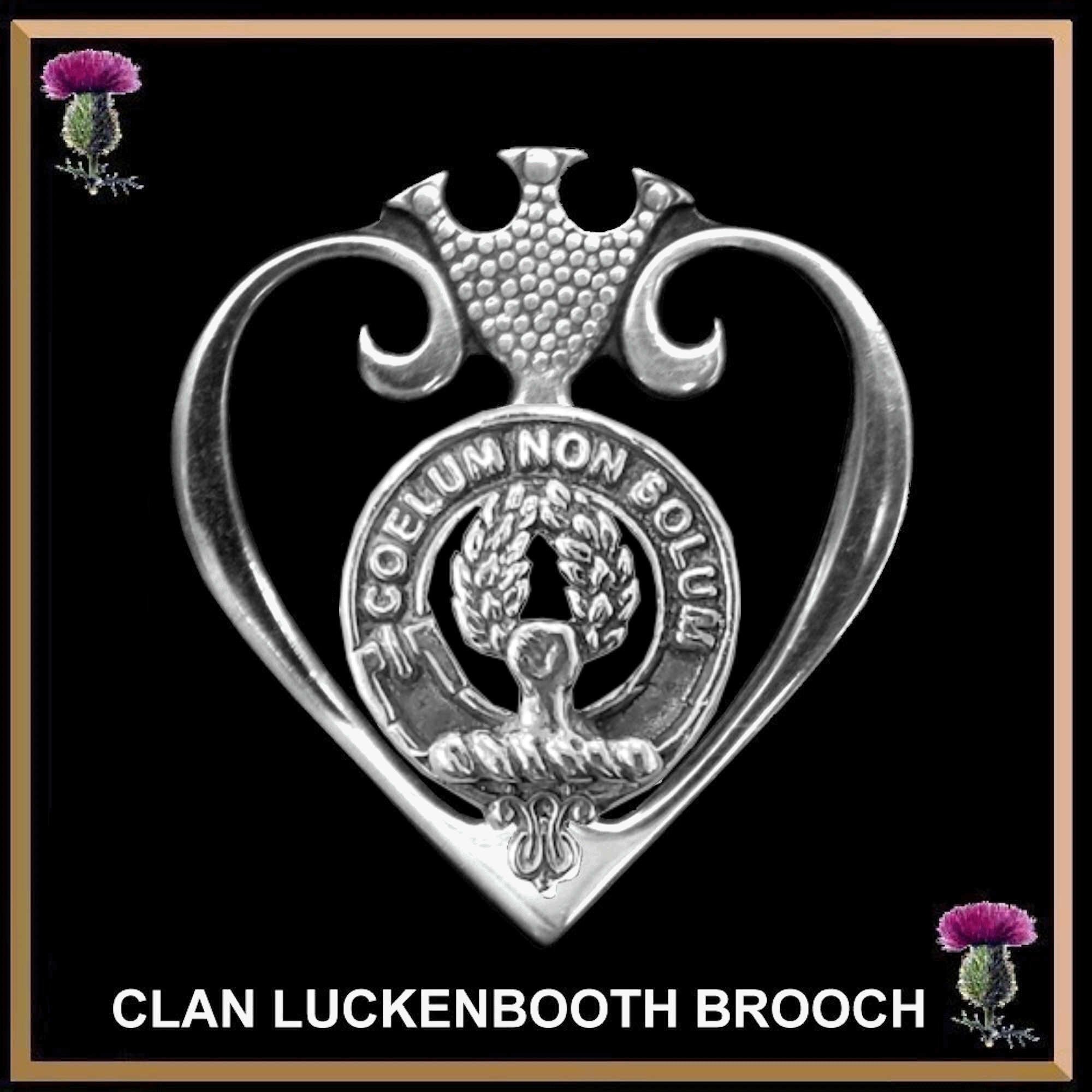 Stevenson Clan Crest Luckenbooth Brooch or Pendant