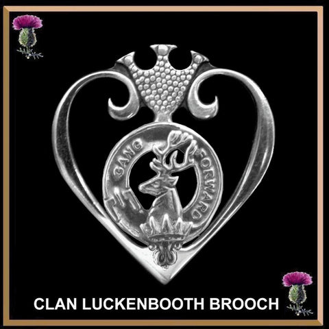 Stirling Clan Crest Luckenbooth Brooch or Pendant