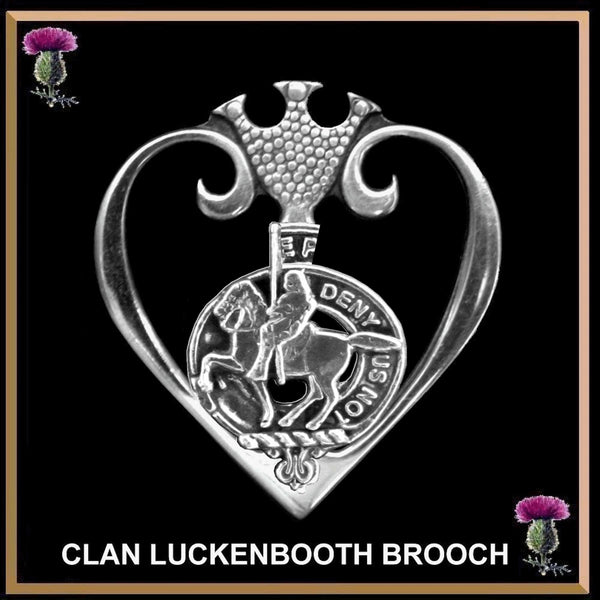 Thompson Clan Crest Luckenbooth Brooch or Pendant