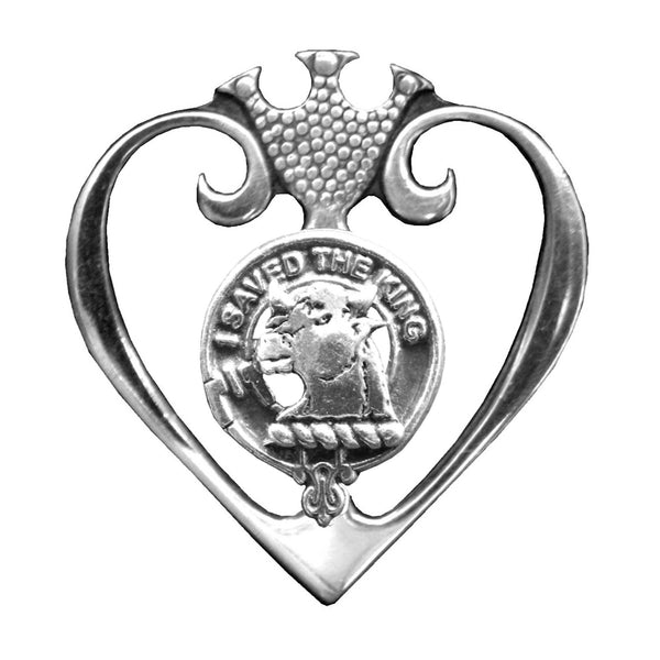 Turnbull Clan Crest Luckenbooth Brooch or Pendant