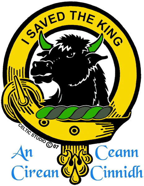 Turnbull Clan Crest Luckenbooth Brooch or Pendant