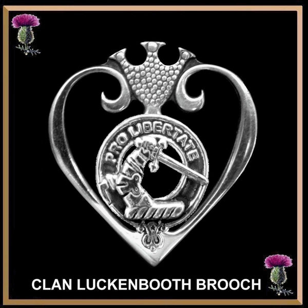 Wallace Clan Crest Luckenbooth Brooch or Pendant