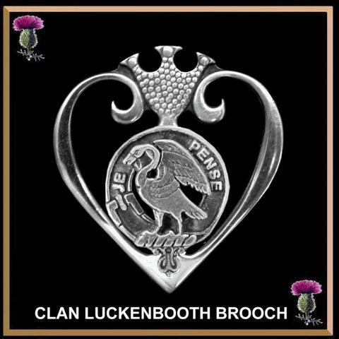Wemyss Clan Crest Luckenbooth Brooch or Pendant