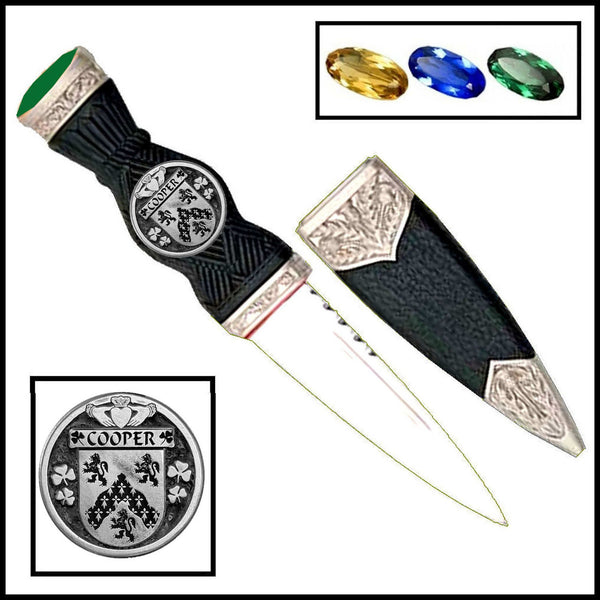 Cooper Irish Coat Of Arms Disk Sgian Dubh