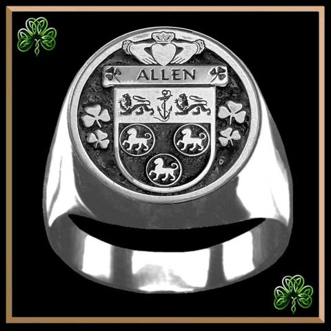 Allen Irish Coat of Arms Gents Ring IC100