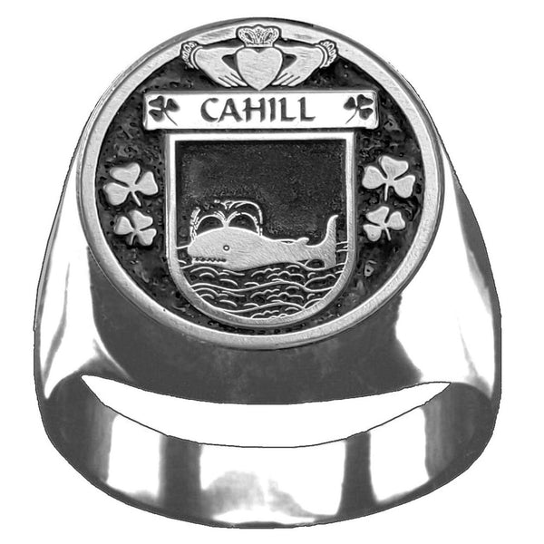 Cahill Irish Coat of Arms Gents Ring IC100