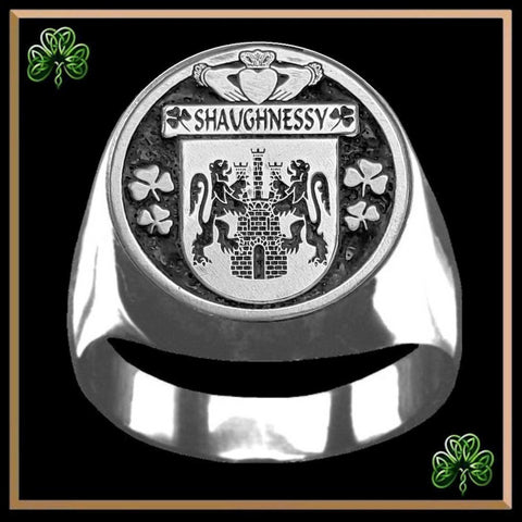Shaughnessy Irish Coat of Arms Gents Ring IC100