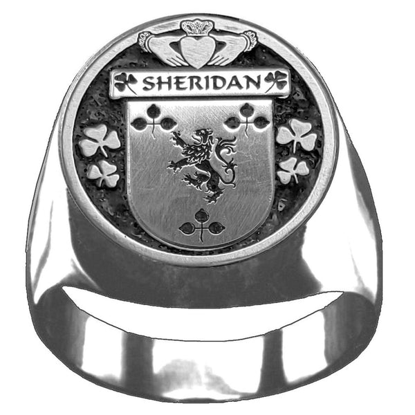 Sheridan Irish Coat of Arms Gents Ring IC100