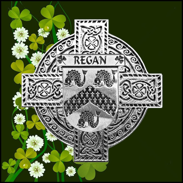 Regan Irish Dublin Coat of Arms Badge Decanter