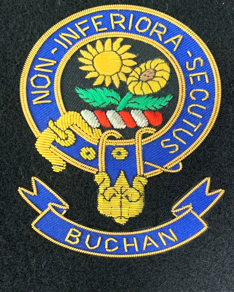 Buchan Scottish Clan Embroidered Crest