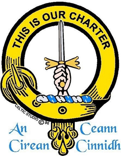Charteris Scottish Clan Embroidered Crest