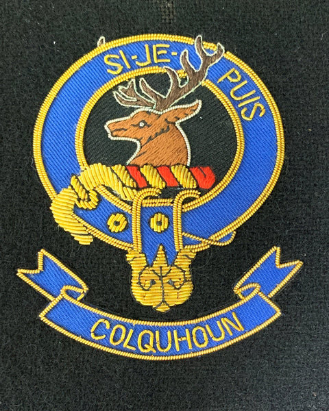 Colquhoun Scottish Clan Embroidered Crest