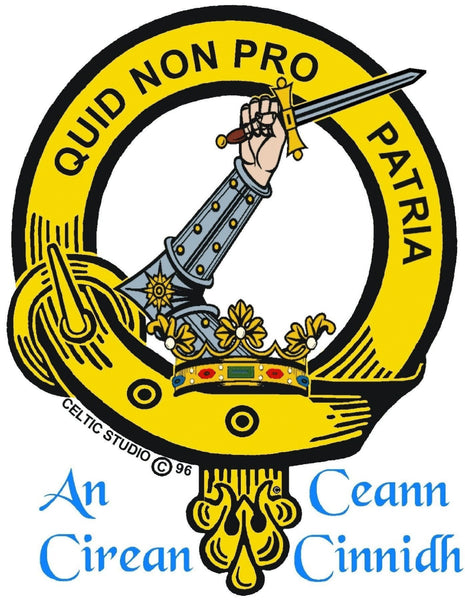 Dewar Scottish Clan Embroidered Crest