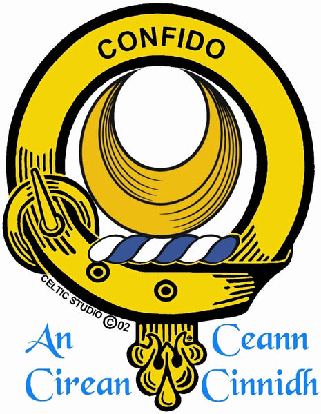 Durie Scottish Clan Embroidered Crest
