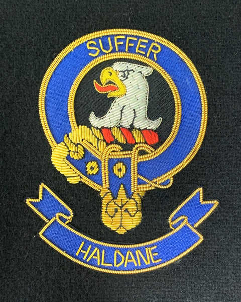 Haldane Scottish Clan Embroidered Crest