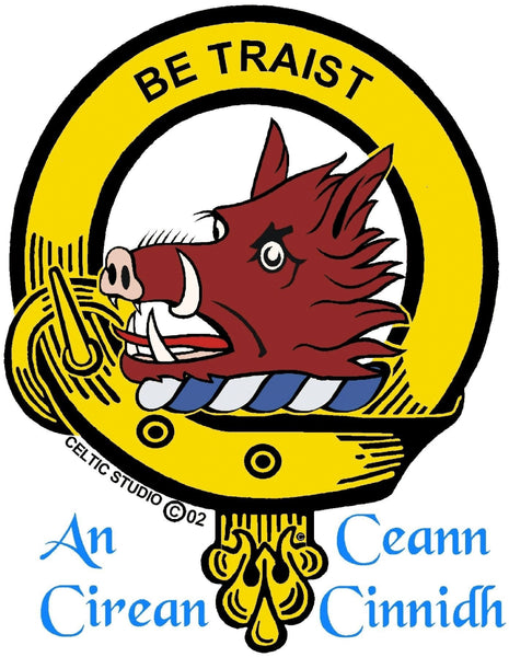 Innes Scottish Clan Embroidered Crest