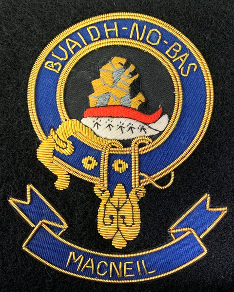 MacNeill (Barra) Scottish Clan Embroidered Crest