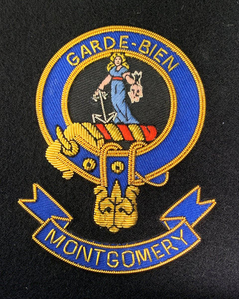 Montgomery Clan Embroidered Crest