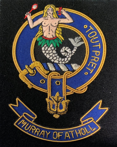 Murray (Mermaid) Clan Embroidered Crest