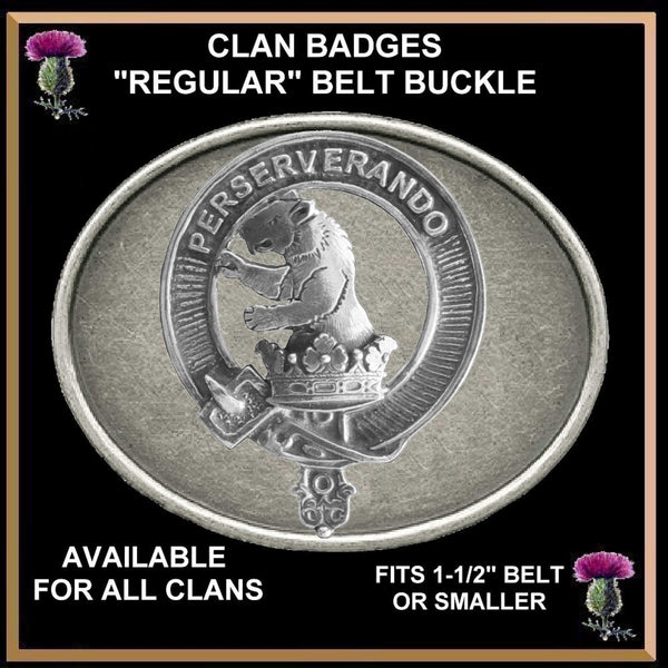 Beveridge Clan Crest Regular Buckle