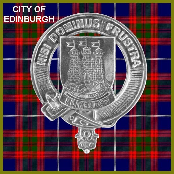 Scottish City of Edinburgh Rampant Crest Badge Dress Fur Sporran