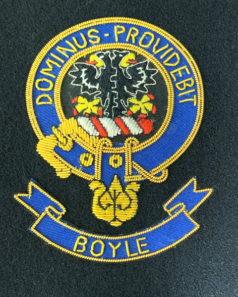Boyle Scottish Clan Embroidered Crest