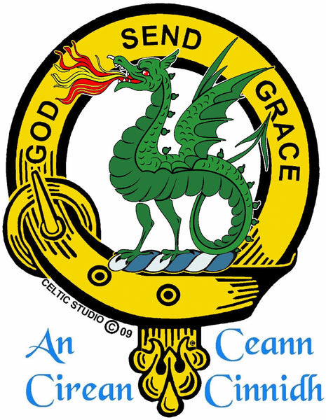 Crighton Scottish Clan Embroidered Crest