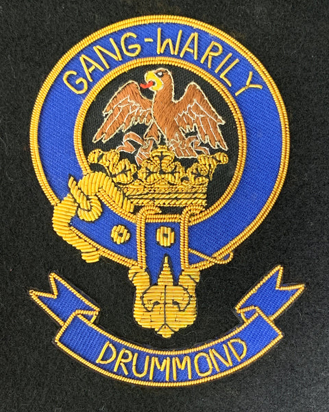 Drummond Scottish Clan Embroidered Crest