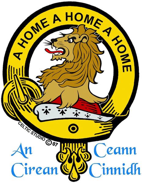 Home Scottish Clan Embroidered Crest