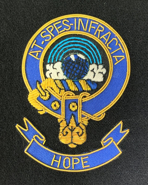 Hope Scottish Clan Embroidered Crest